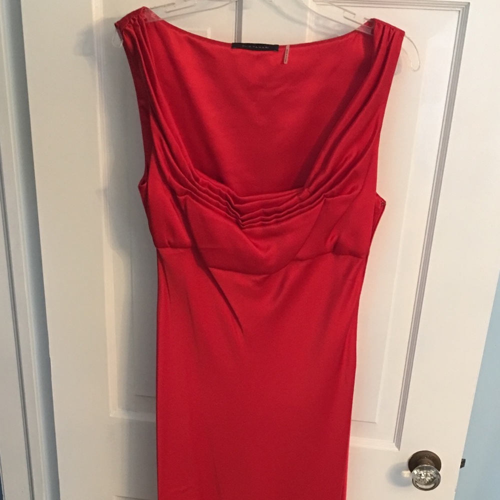 Silk Red Elie Tahari dress
